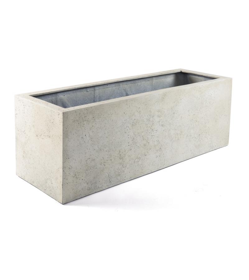 Grigio plantenbak Box XXL antiek wit betonlook