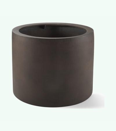 Grigio plantenbak Cylinder L roestig metaal betonlook