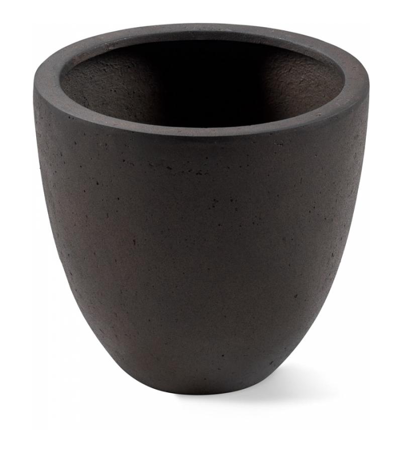 Grigio plantenbak Egg Pot S roestig metaal betonlook