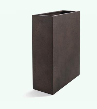 Grigio plantenbak High Box S roestig metaal betonlook