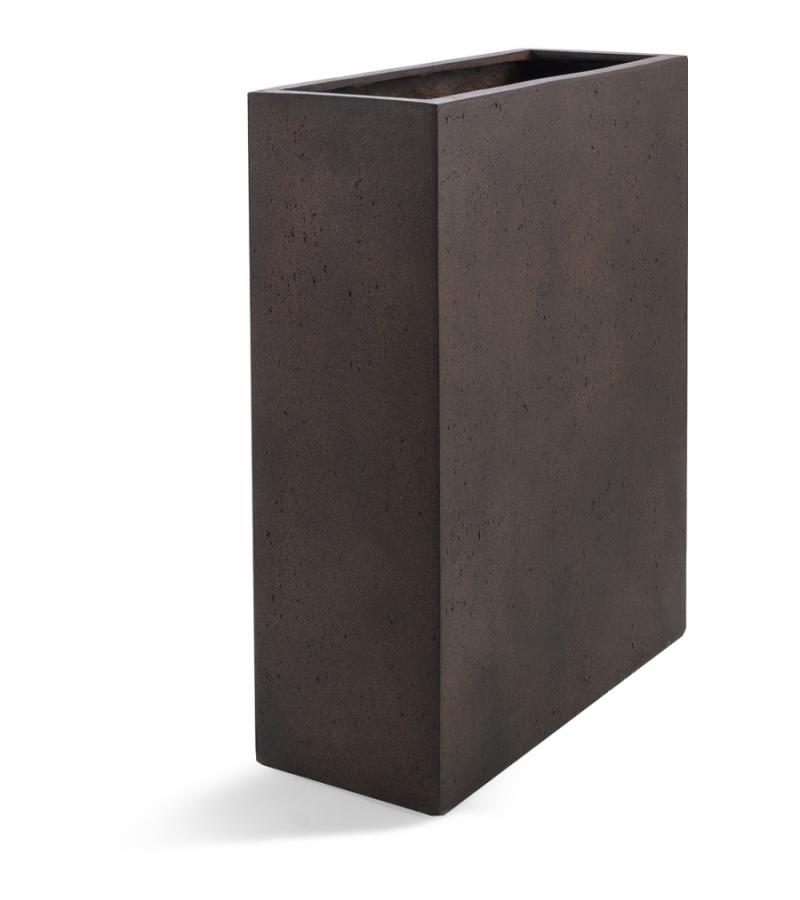 Grigio plantenbak High Box S roestig metaal betonlook