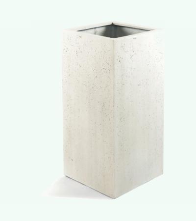 Grigio plantenbak High Cube M antiek wit betonlook