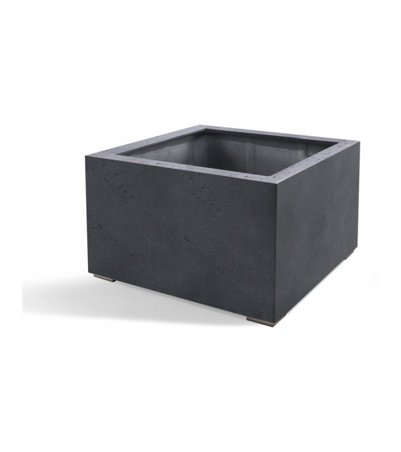 Grigio plantenbak Low Cube M lood betonlook