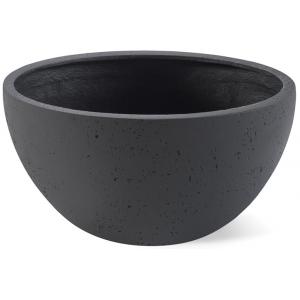 Afbeelding Grigio plantenbak Low Egg pot M antraciet betonlook door Tuinexpress.nl