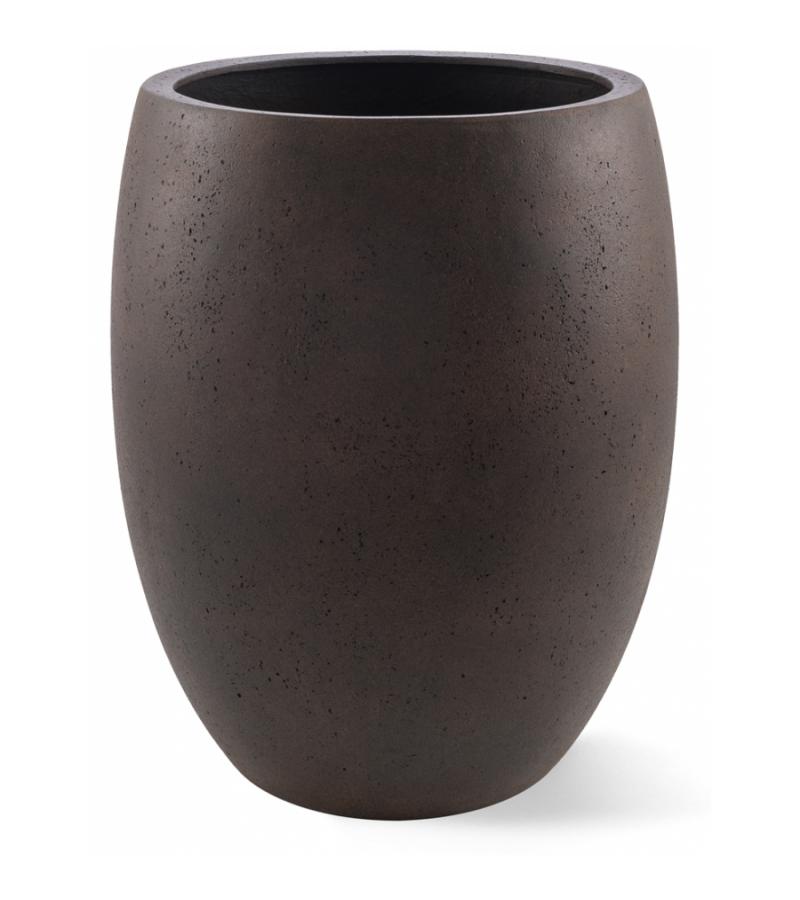 Grigio plantenbak Tall Balloon L roestig metaal betonlook