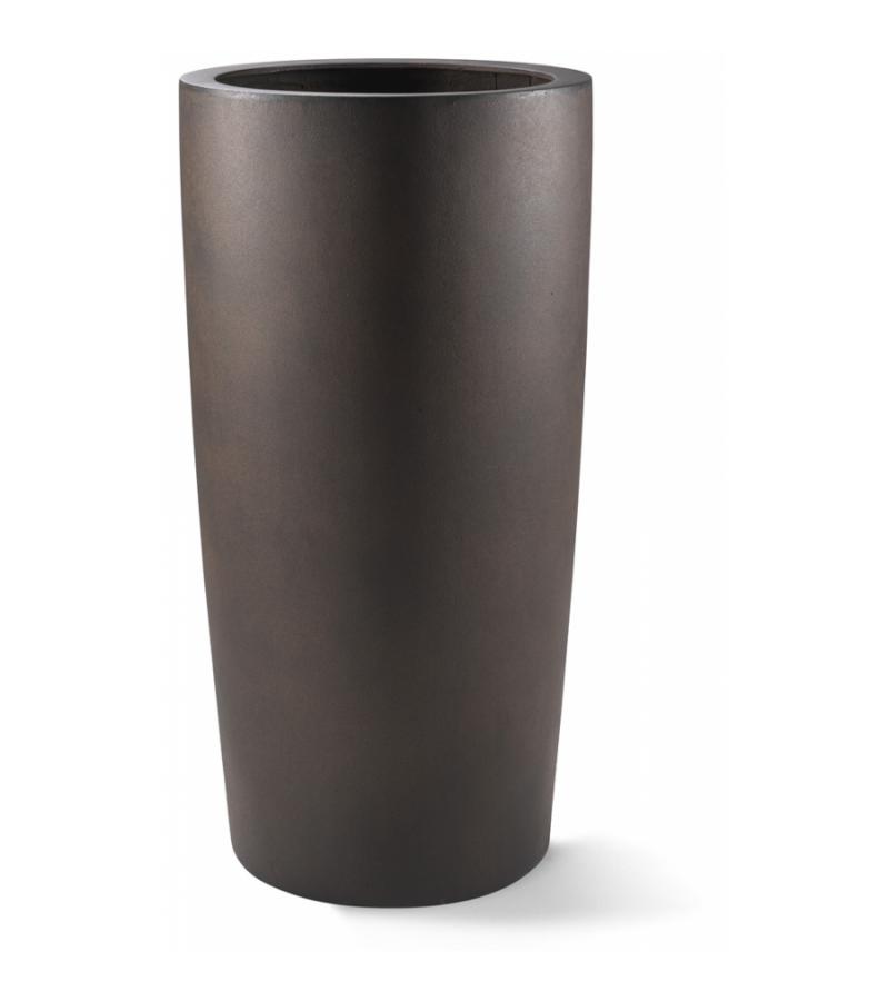Grigio plantenbak Vase Tall L roestig metaal betonlook