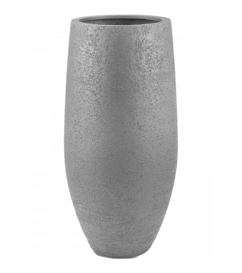Luca Lifestyle Tear Vase bloempot 53x100 cm grijs