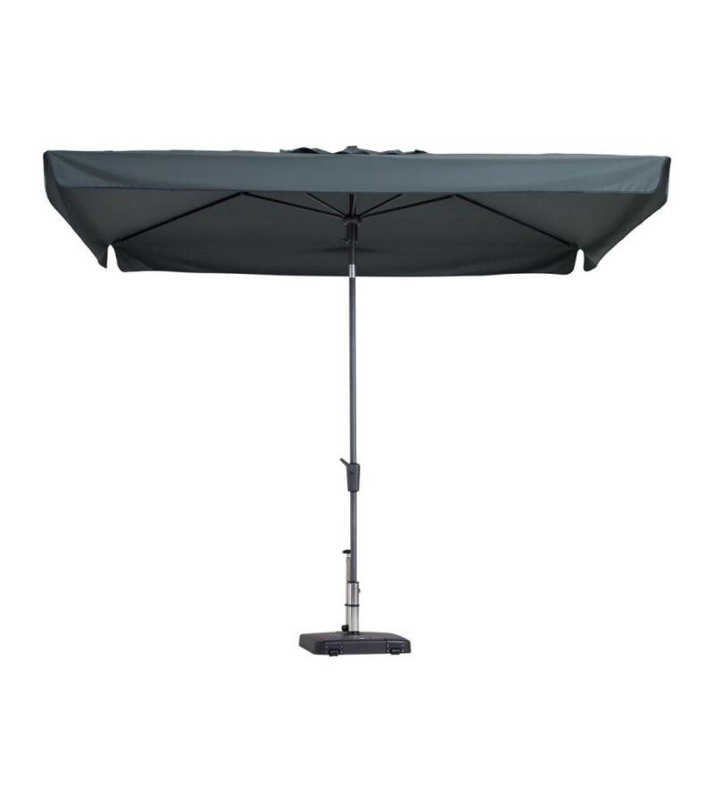 Madison parasol Delos Luxe rechthoek 300x200 cm grijs