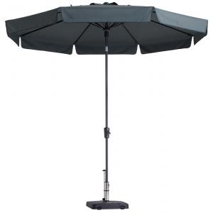 Afbeelding Madison parasol Flores rond 300 cm grijs door Tuinexpress.nl