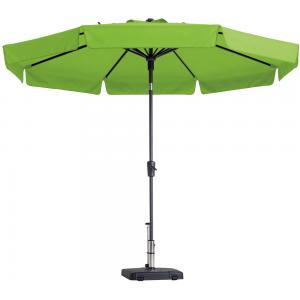 Afbeelding Madison parasol Flores rond 300 cm lime door Tuinexpress.nl