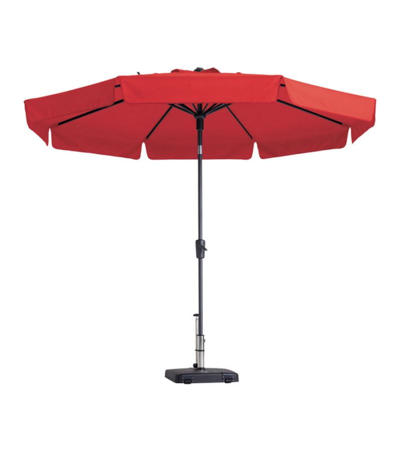 Madison parasol Flores rond 300 cm rood