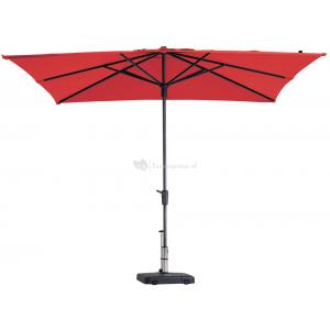 Afbeelding Madison parasol Syros Luxe vierkant 280 cm rood door Tuinexpress.nl