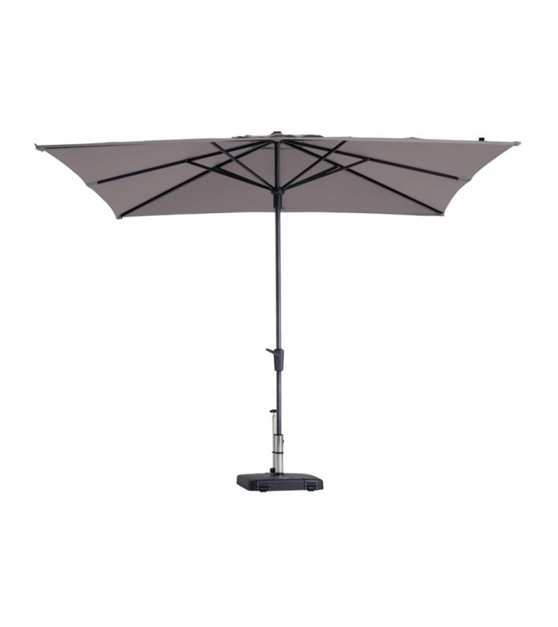 Madison parasol Syros Luxe vierkant 280 cm taupe