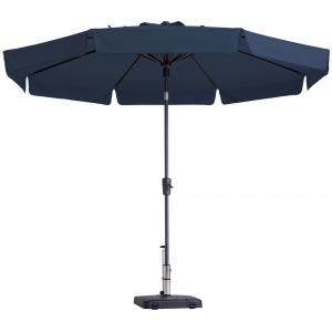 Madison parasol Syros rond 350 cm blauw