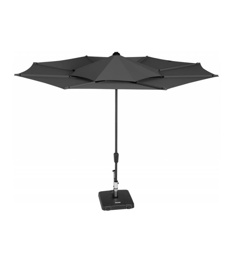 Madison parasol Viceversa rond 300 cm grijs