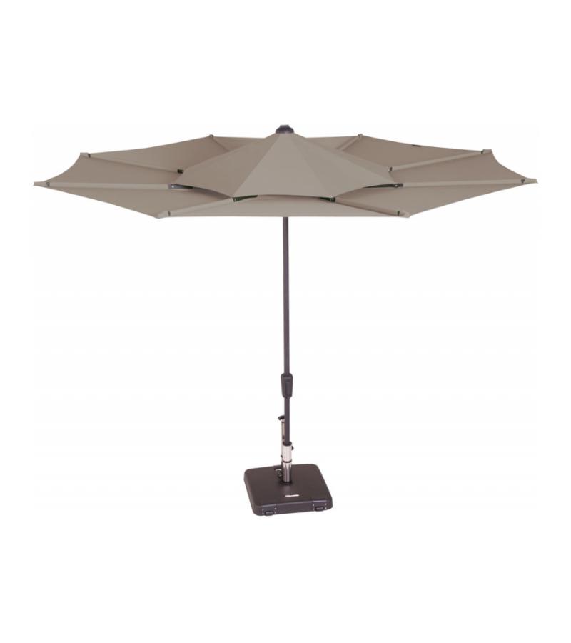 Madison parasol Viceversa rond 300 cm taupe