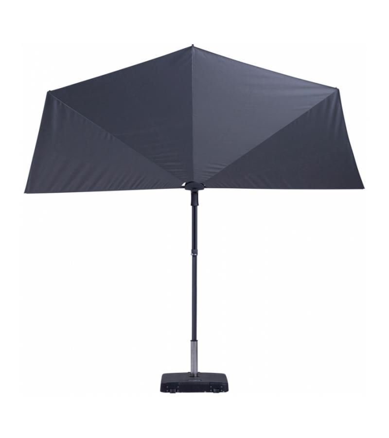 Madison parasol / windscherm Sun Wave grijs