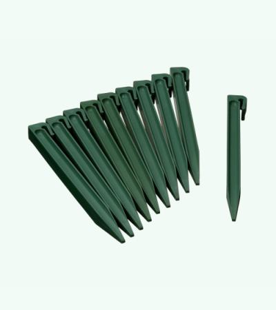 Borderrand pennen groen voor borderrand 15 cm hoog