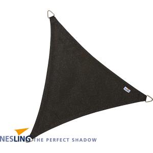 Nesling Coolfit schaduwdoek driehoek zwart 3.6 x 3.6 x 3.6 meter