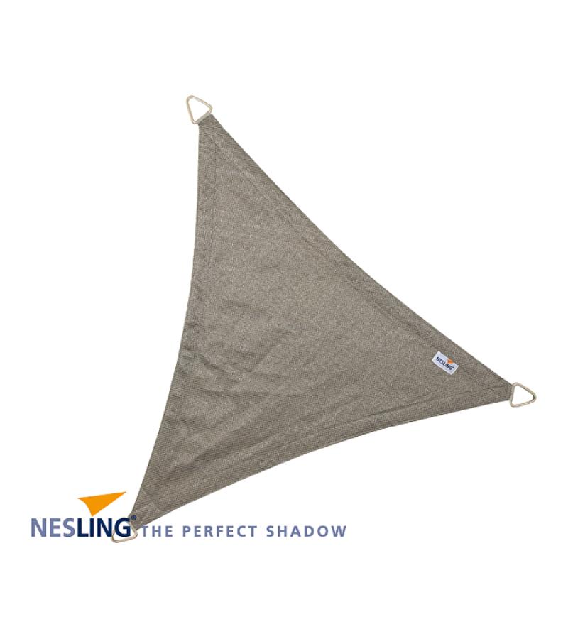 Nesling Coolfit schaduwdoek driehoek antraciet 3.6 x 3.6 x 3.6 meter