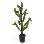 Kunstplant Euphorbia cactus XL