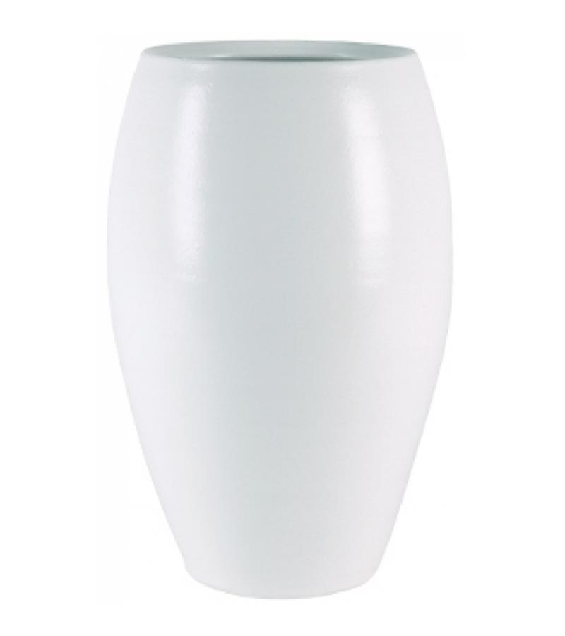 Vase cresta pure white bloempot binnen 20 cm