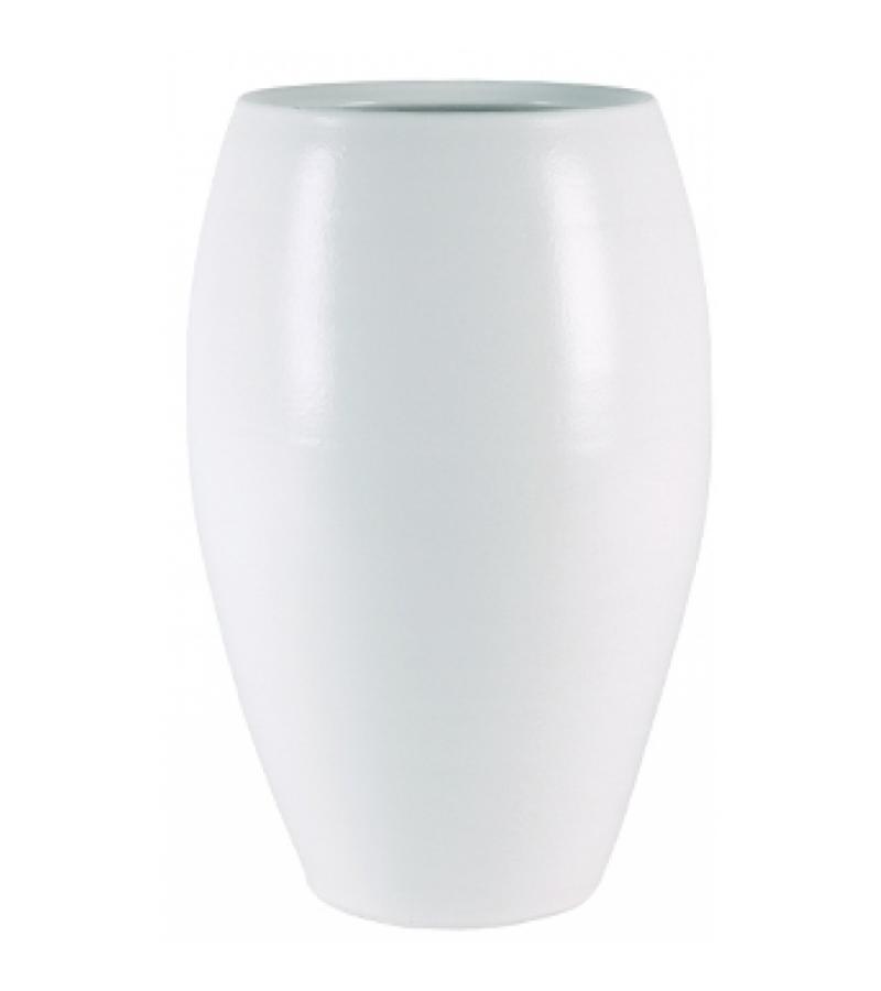 Vase cresta pure white bloempot binnen 23 cm