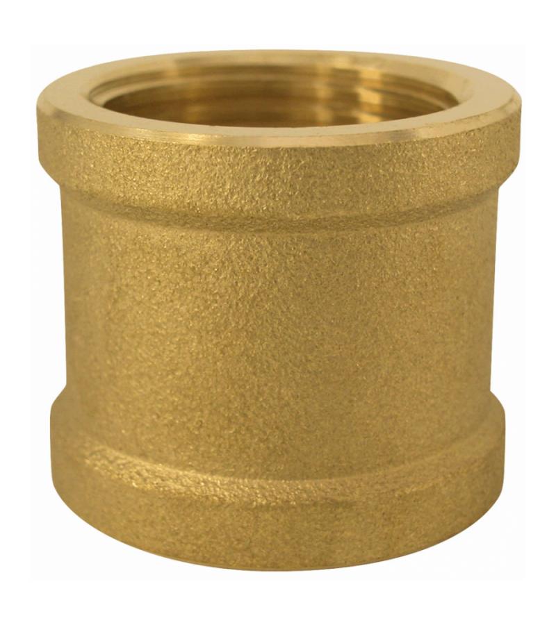 Messing sok met binnendraad 1 1/4 inch