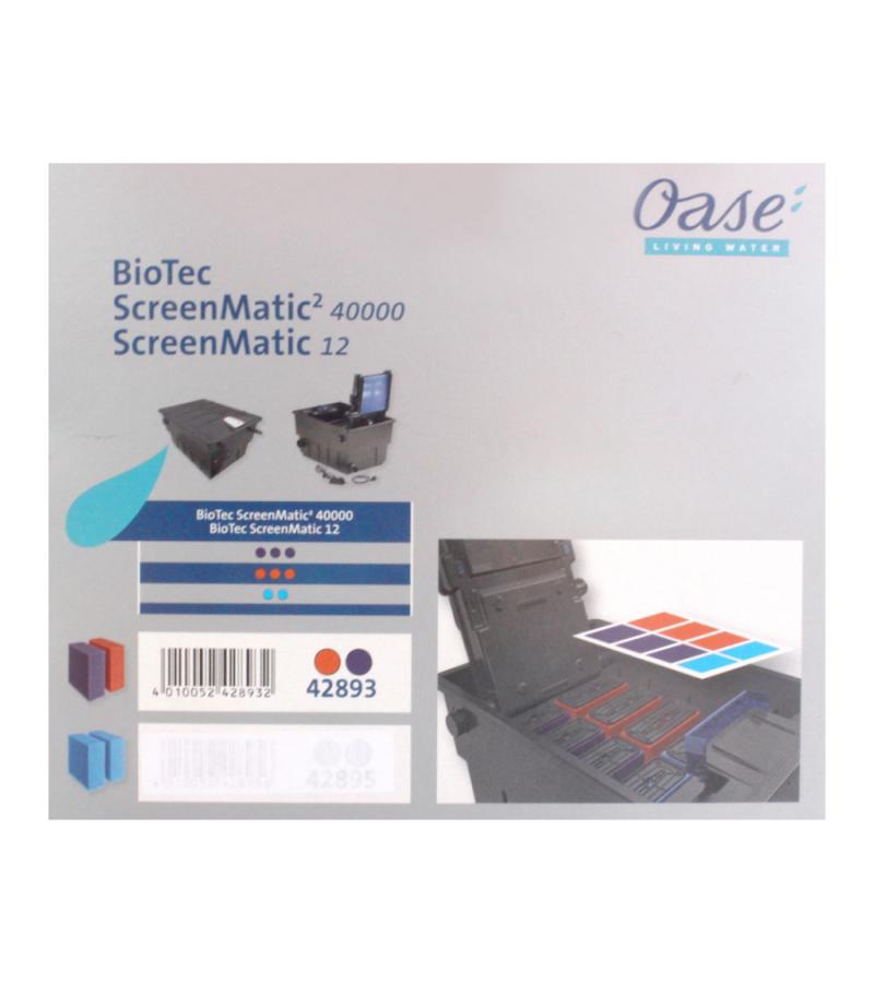 Biotec Screenmatic 40000 filterspons rood/paars