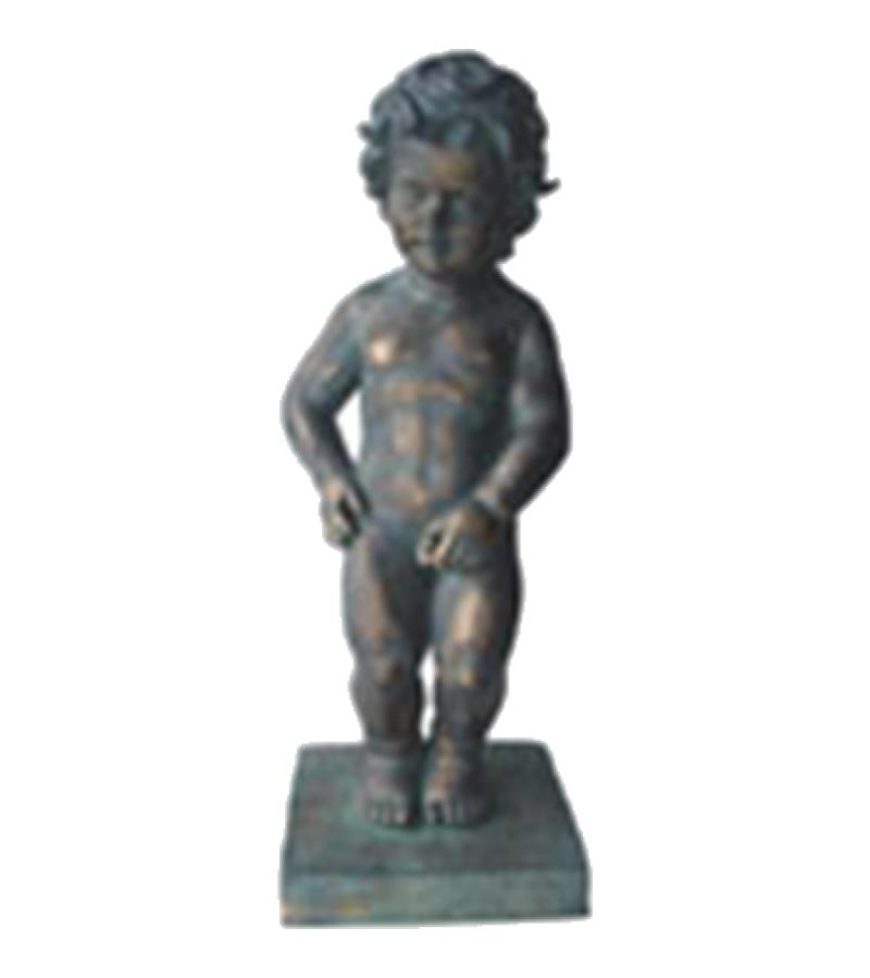 Manneke pis spuitfiguur brons