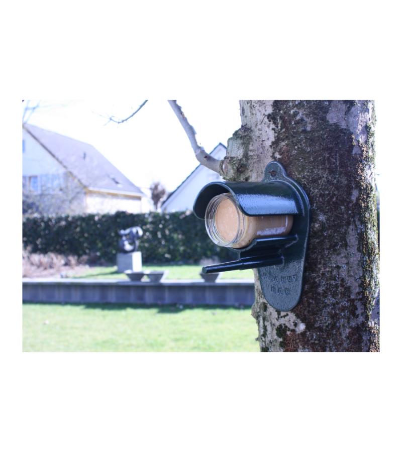 Peanutbar groen vogel voederhuisje