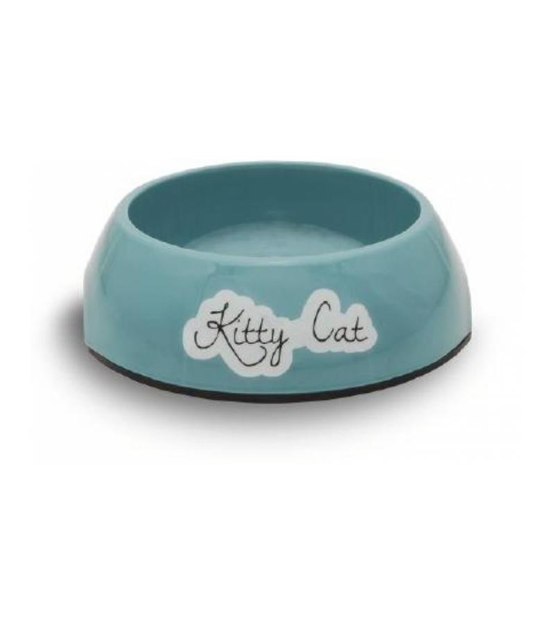 Melamine eetbak kitty cat blauw