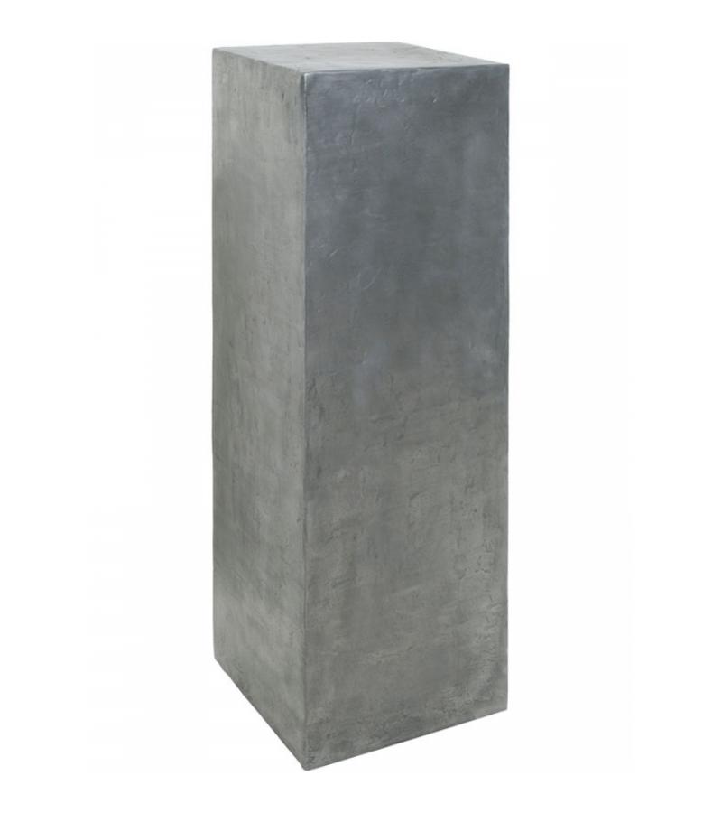 Plantenzuil aluminium beton look 35x35x120 cm