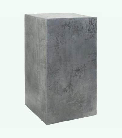 Plantenzuil aluminium beton look 35x35x60 cm