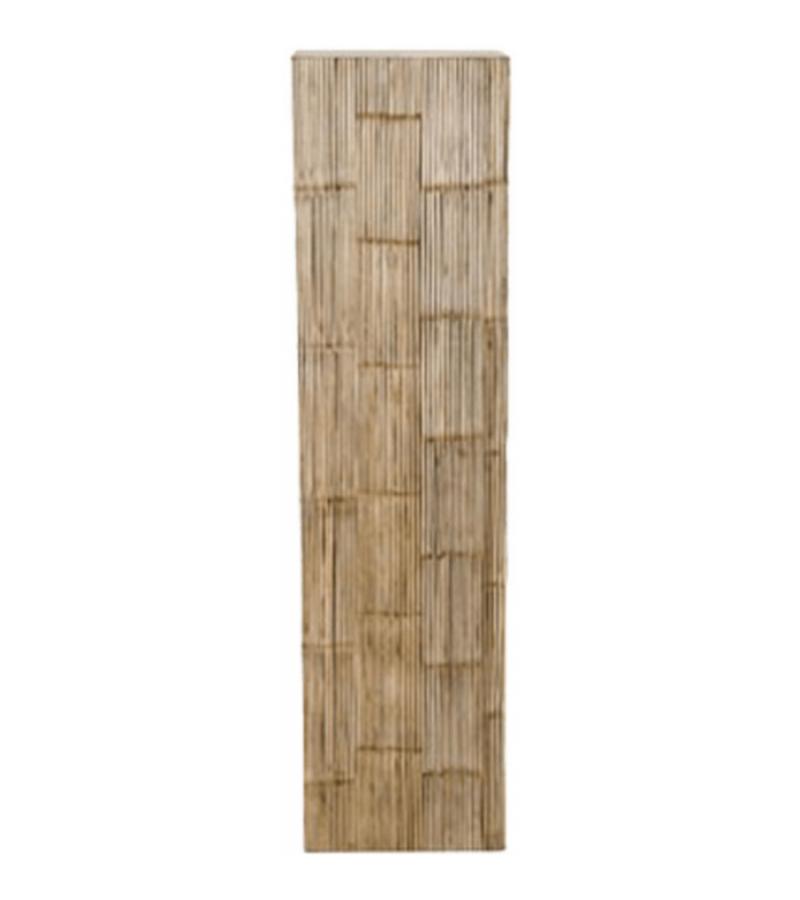 Plantenzuil bamboe 38x38x150 cm