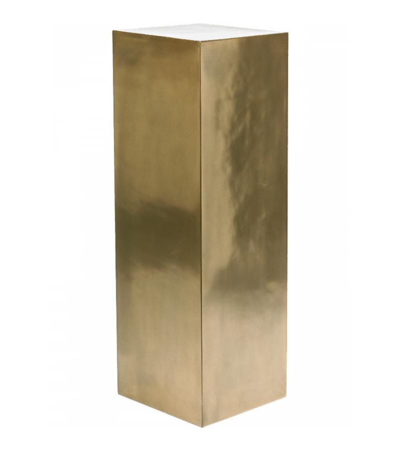 Plantenzuil Deco bronce 33x33x100 cm