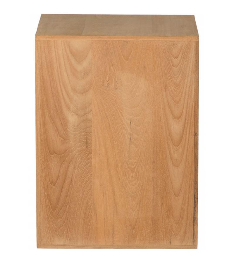 Plantenzuil teakhout 38x38x50 cm