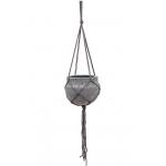 Stone Eco-line hangpot 22x19 cm grijs