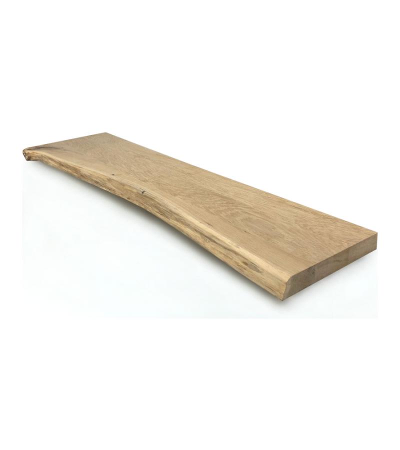 Eiken plank massief boomstam 50 x 20 cm