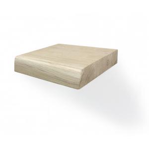 Zwevende wandplank eiken boostam 20 x 20 cm