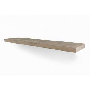 Zwevende wandplank gebruikt steigerhout 60 x 20 cm