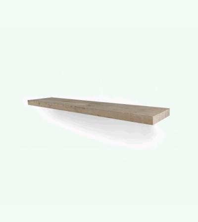 Zwevende wandplank gebruikt steigerhout 75 x 20 cm