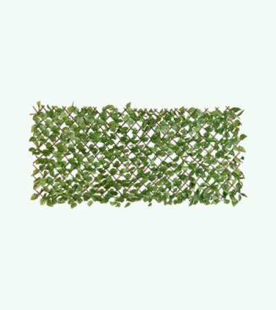 Wilgen tuinafscheiding klimrek met laurierblad - 90 x 180 cm