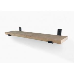 Steigerhout wandplank gebruikt 90 x 20 cm met industiele plankdragers