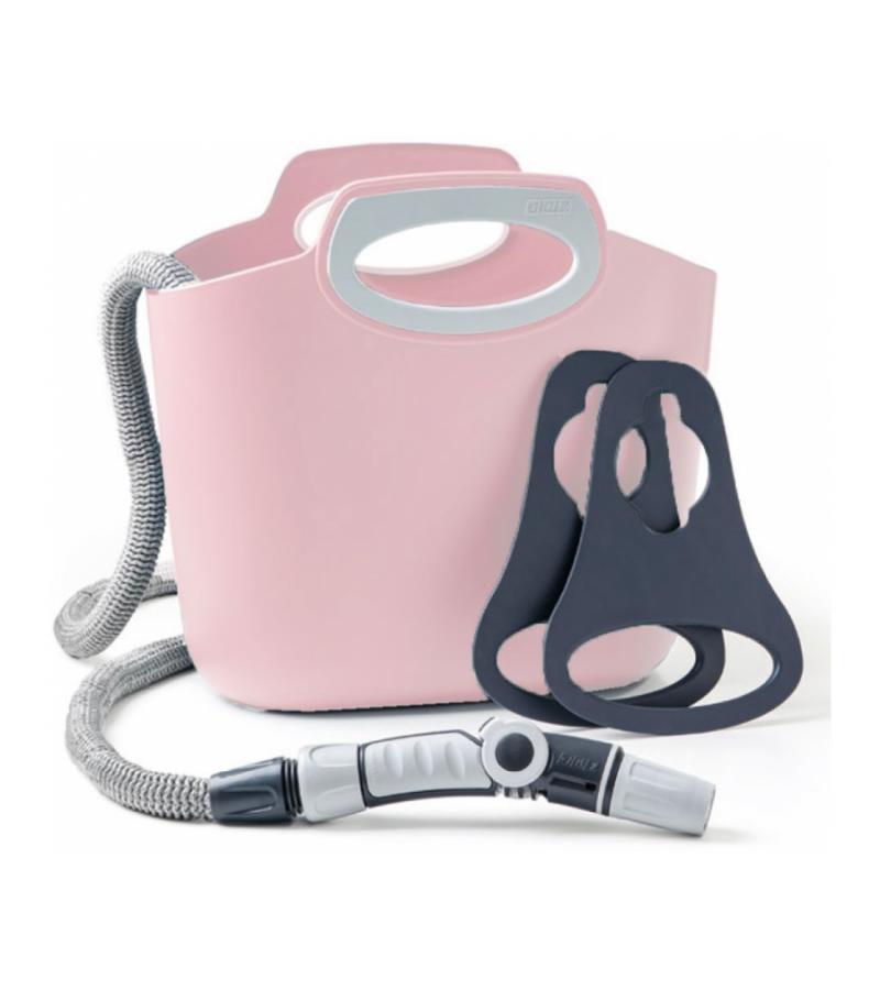 Aqua Pop tuinslang 25 meter met opbergtas roze