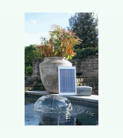SolarMax 600 vijverpomp fontein met zonnepaneel - inclusief accu