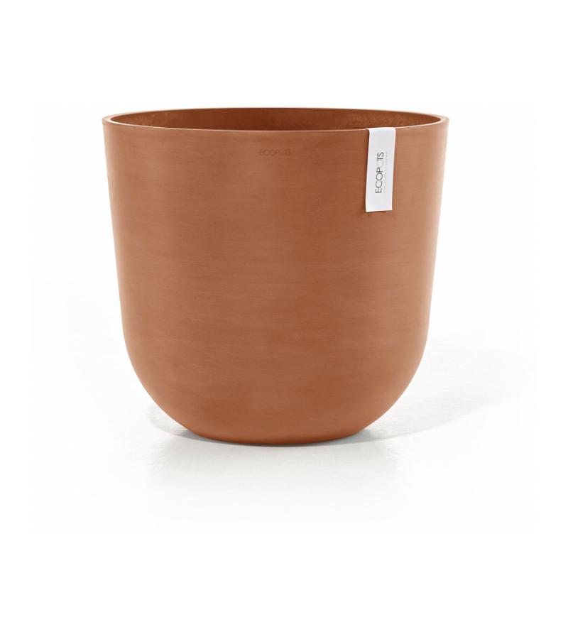 Ecopots Oslo met waterreservoir kunststof bloempot Terracotta - Ø 52,5 cm