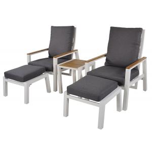 Coda white wit duo loungeset 2 persoons