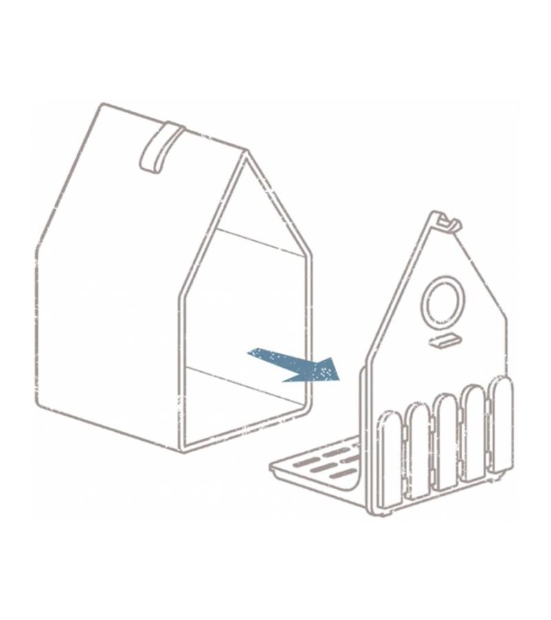 Landhaus Vogelhuisje - blauw