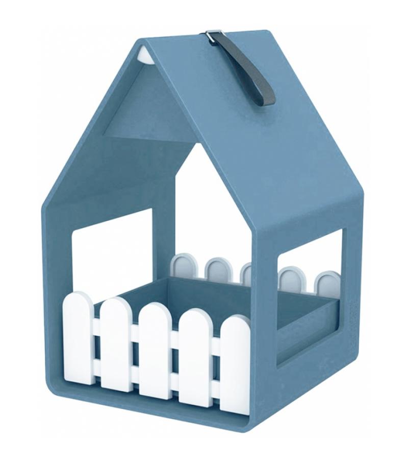Landhaus Vogelvoederhuisje -  blauw